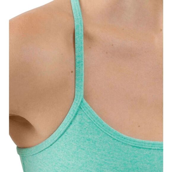 LULULEMON ATHLETICA Power Y Tank 'Luon in Heathered Menthol Size 4 - Picture 3 of 5